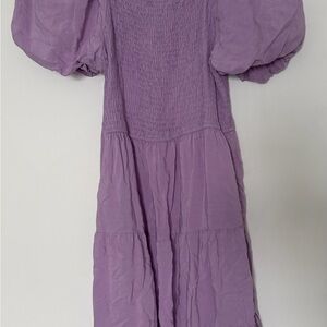 Jessica Simpson One Shoulder Purple Dress